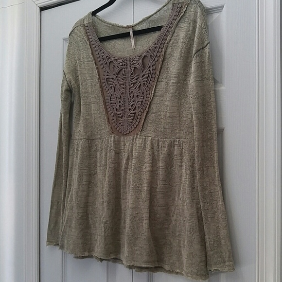Free People Sparkle Knit Swing Top - Picture 2 of 8
